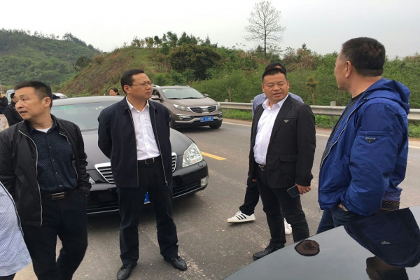 4.14蓮都區(qū)領(lǐng)導(dǎo)赴現(xiàn)場(chǎng)調(diào)研，關(guān)心支持公司發(fā)展后勁