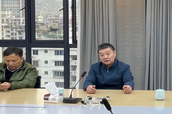 麗水市建設(shè)局黨組書記、局長鐘小松一行到浙江中立建設(shè)有限公司走訪